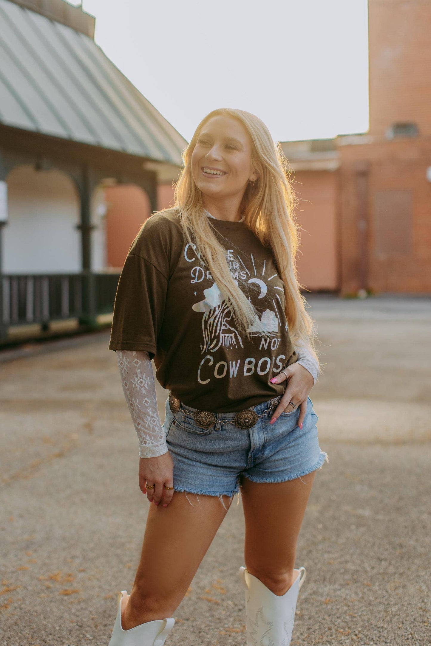 Don't Chase Cowboys Tee