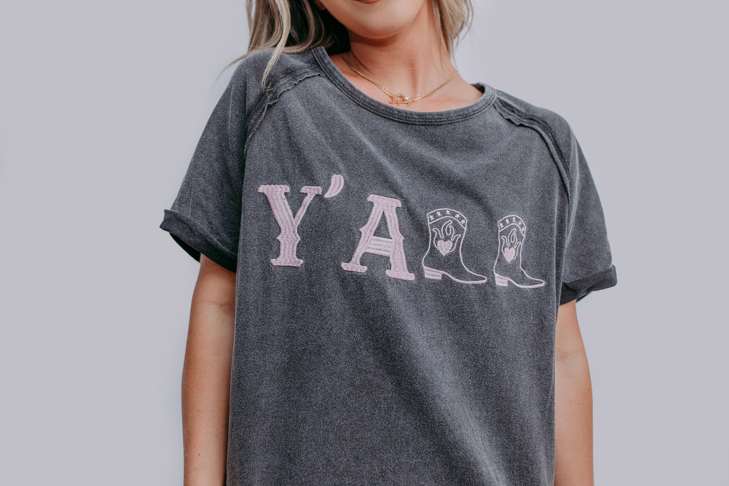 Hey Y’all Embroidered Tee