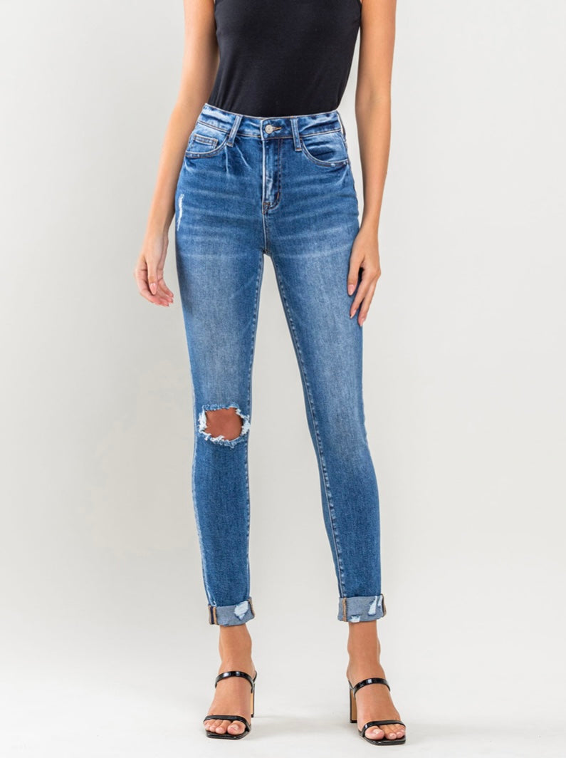 High Rise Skinny Vervet Jean