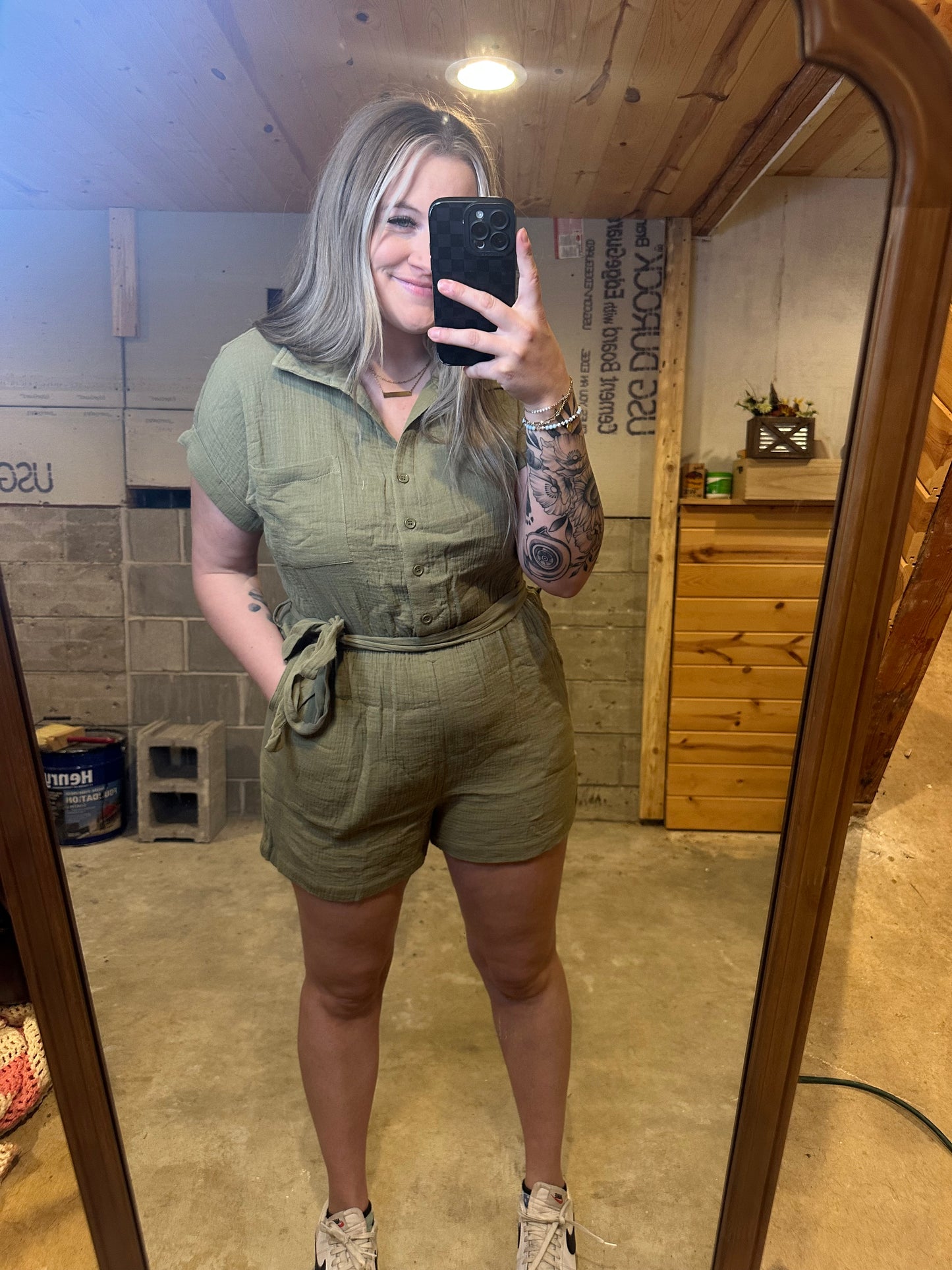 Short Sleeve Romper