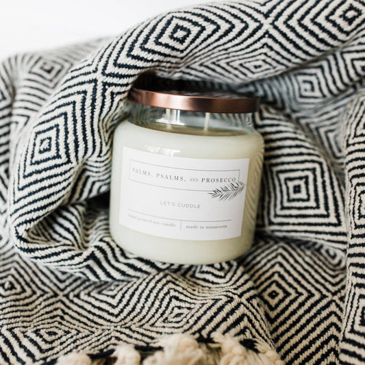 Let's Cuddle Soy Candle: 8 oz.