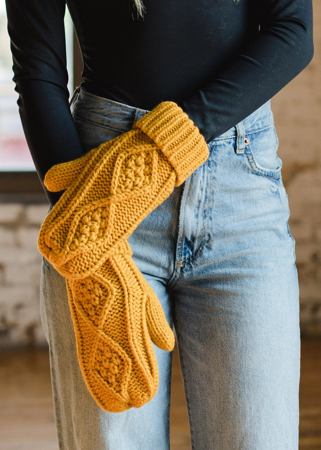 Fleece Lined Mittens — Multiple Colors