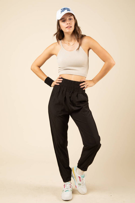 High Waisted Joggers w/ Pockets